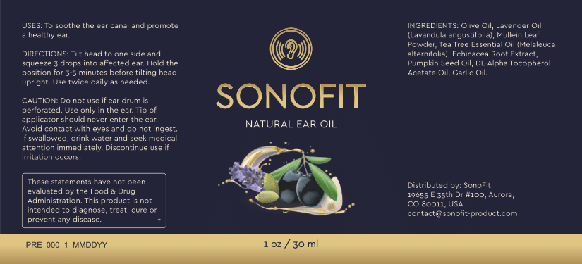 sonofit label Sonofit Label